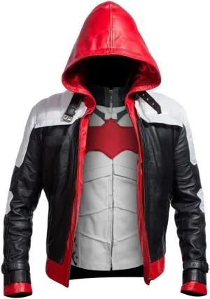 Red Hood Jacket - Red Hood Motorcycle Jacket and Vest 2 in 1