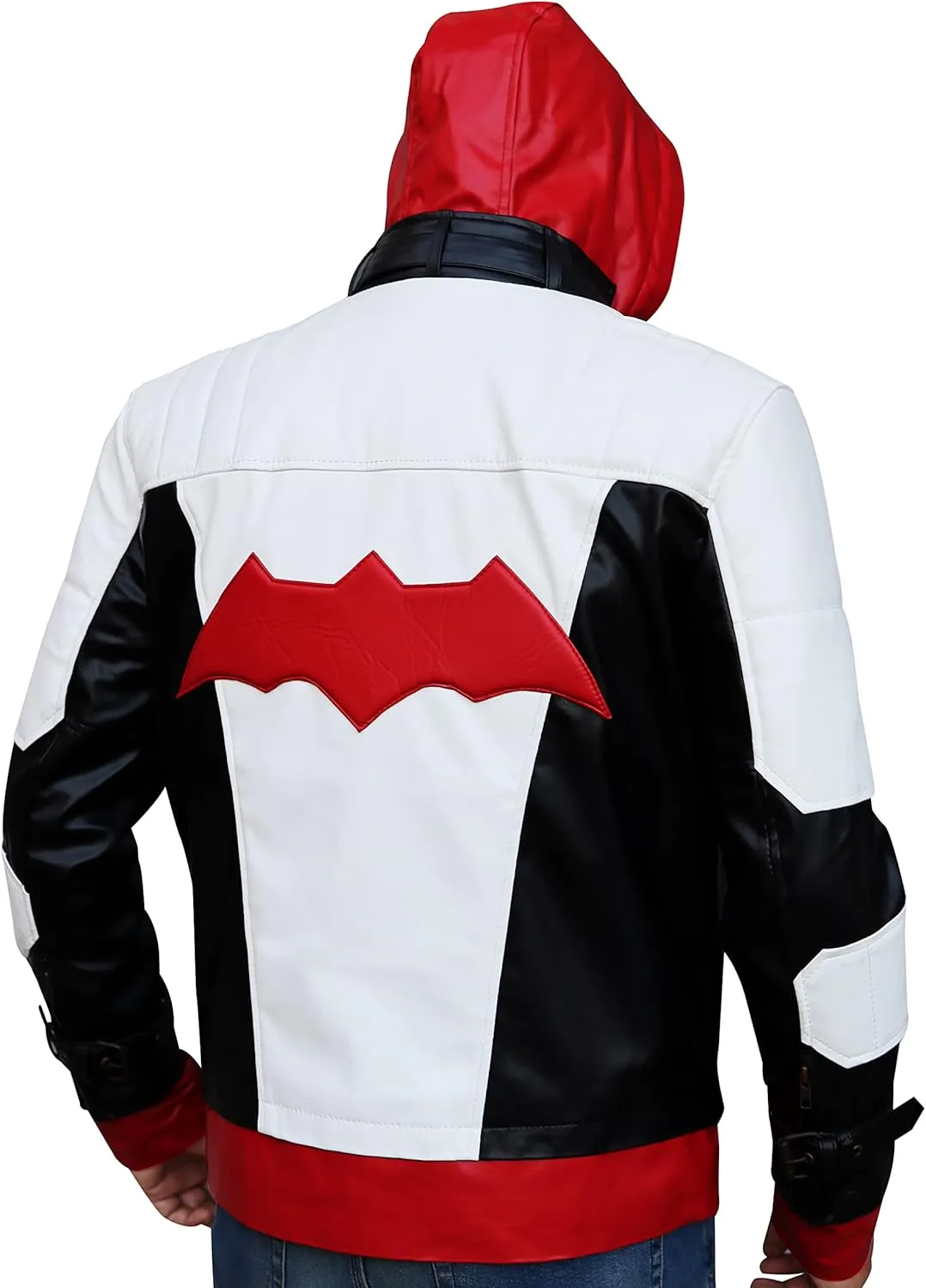 Red Hood Jacket - Red Hood Motorcycle Jacket and Vest 2 in 1
