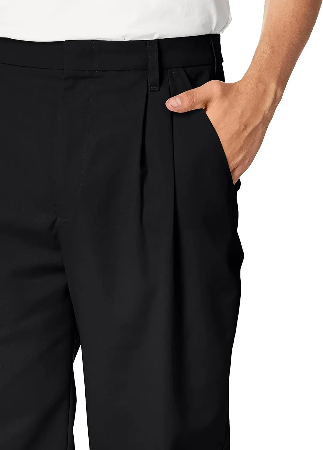 Red Kap Men's Executive Double Pleated Twill Work Slacks