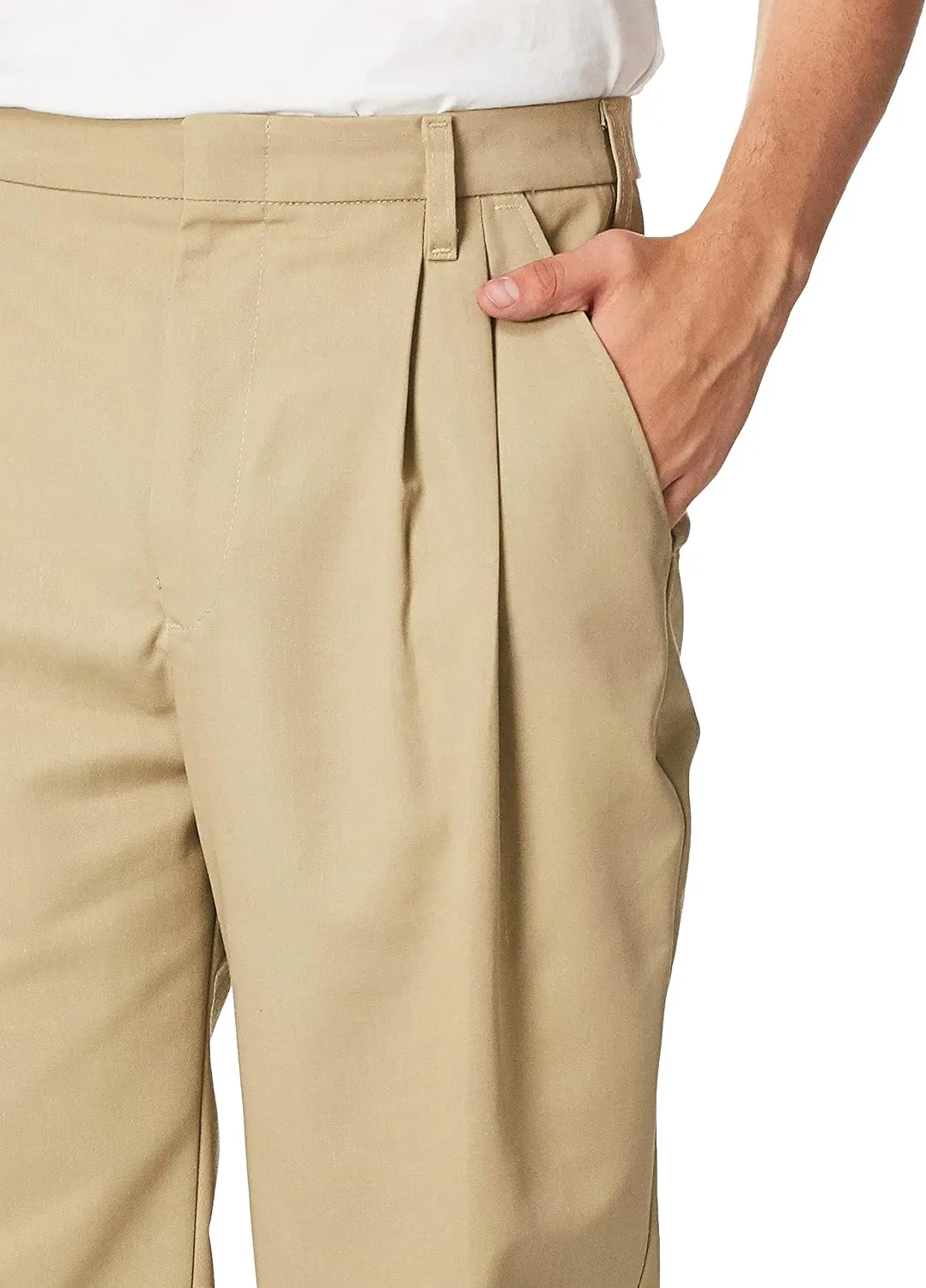 Red Kap Men's Executive Double Pleated Twill Work Slacks