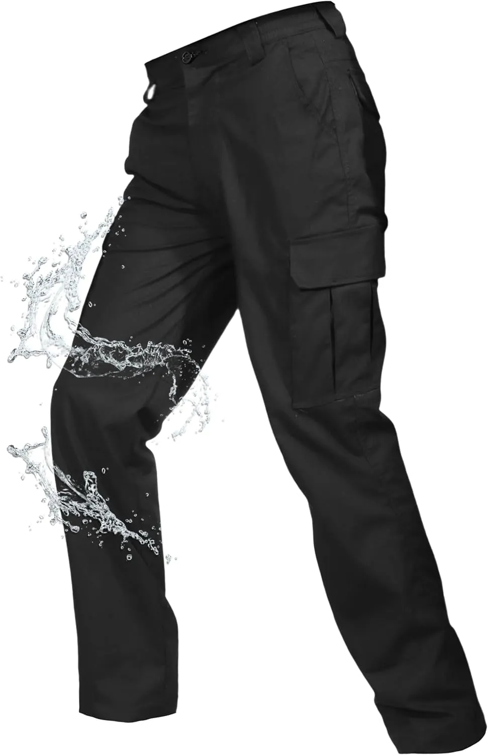 Soulsfeng Men's Work Pants Water Resistant Cargo Pants Outdoor Tactical Hiking Pants