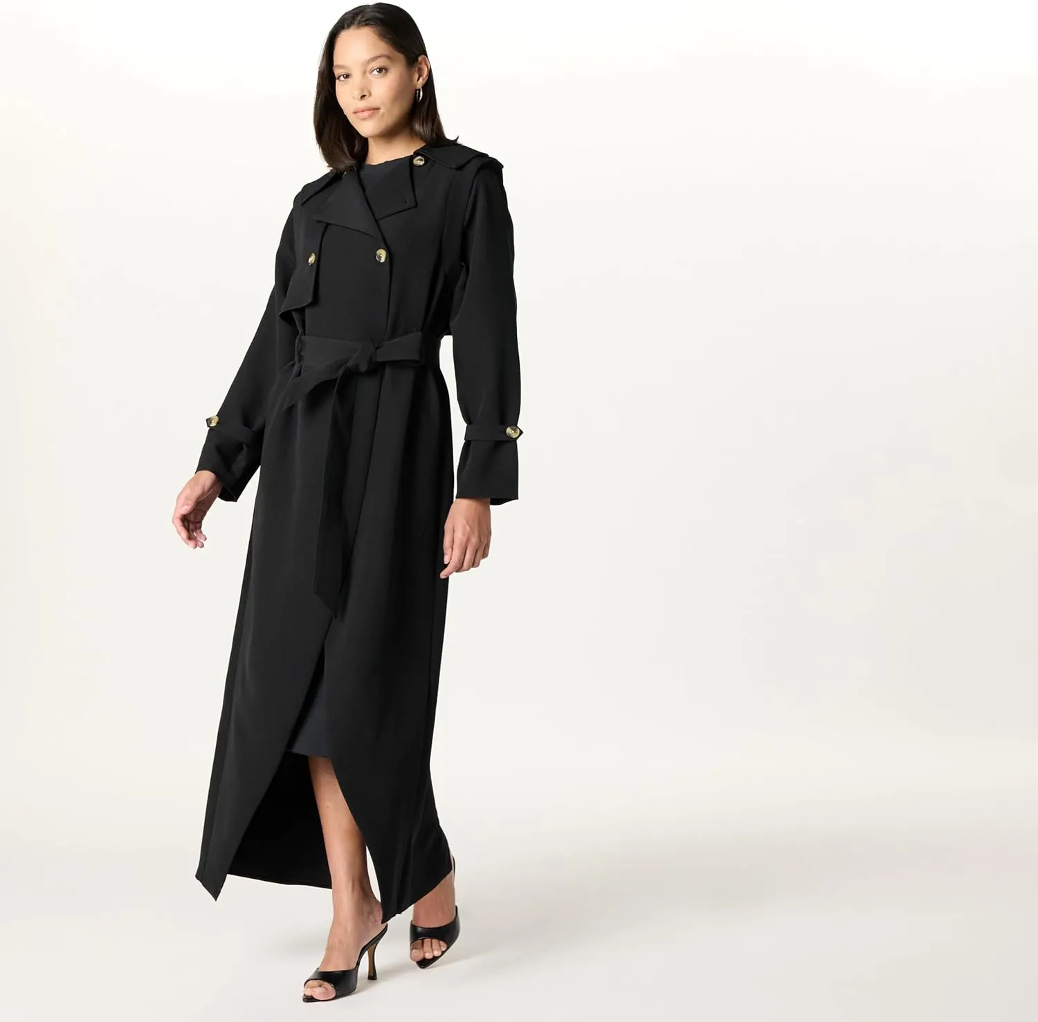 The Drop Women's Convertible Maxi Trench Coat