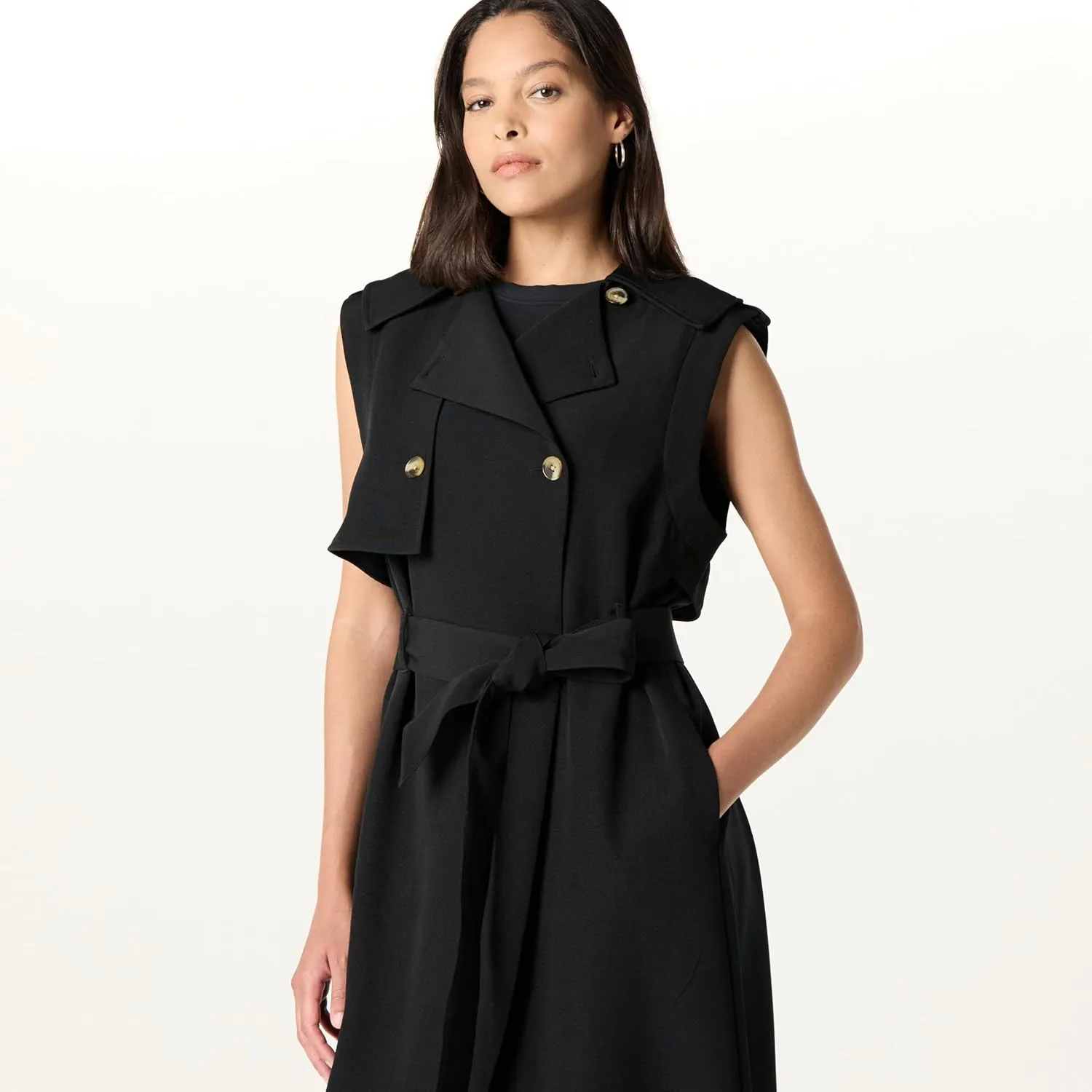 The Drop Women's Convertible Maxi Trench Coat