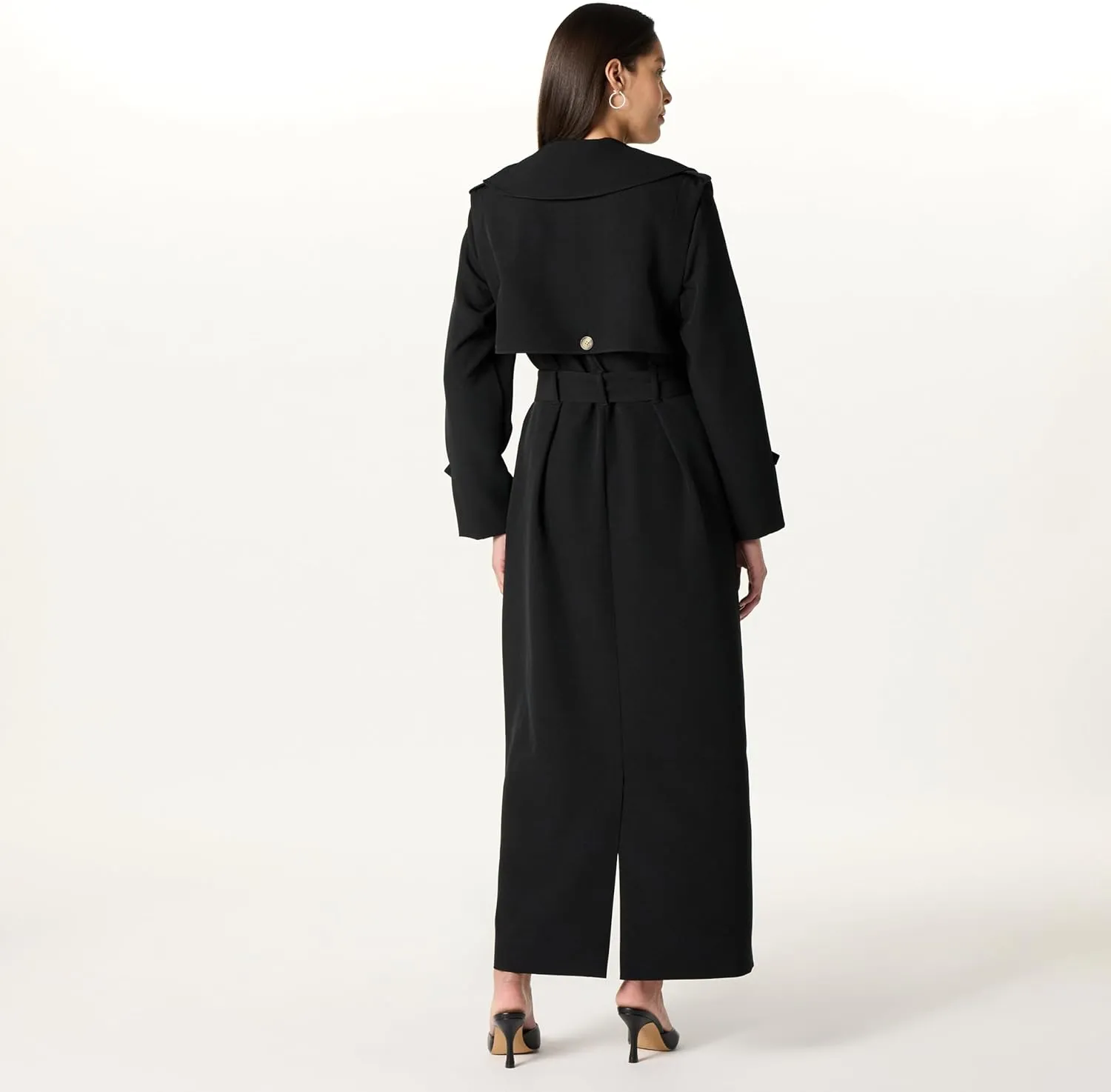 The Drop Women's Convertible Maxi Trench Coat