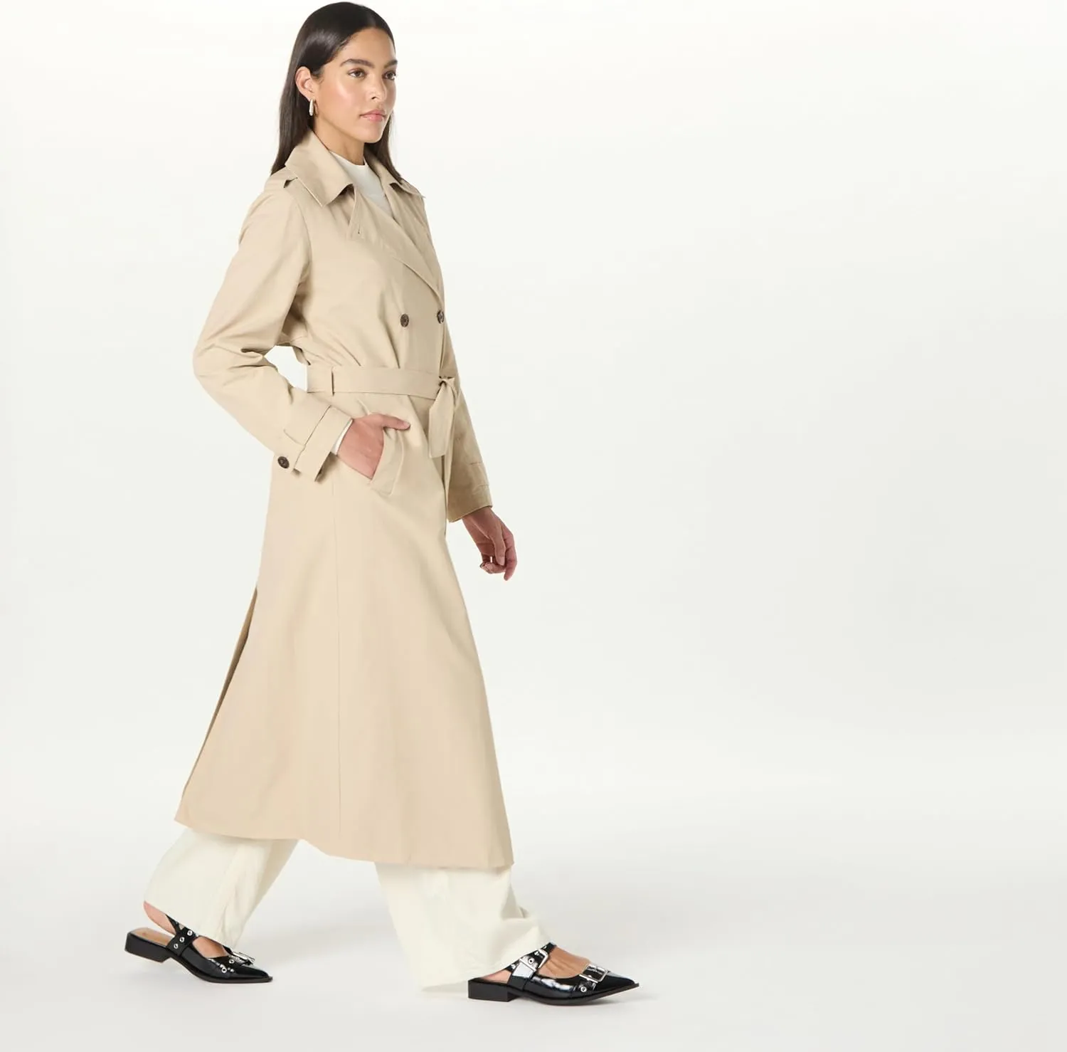The Drop Women's Emilia Elongated Trench