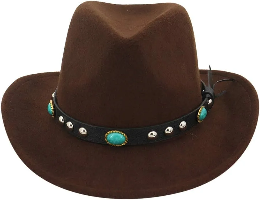 Unisex Solid Retro Fedora Roll up Wide Brim Hat Jazz Hat Dance Bridal Fashion Hat for Women Men