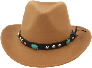 Unisex Solid Retro Fedora Roll up Wide Brim Hat Jazz Hat Dance Bridal Fashion Hat for Women Men