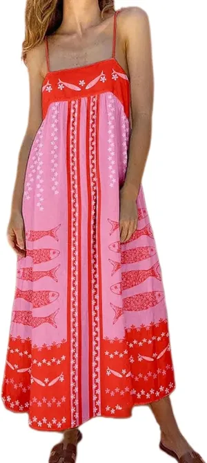 Women Vacation Floral Maxi Dress Boho Tiered Flowy Smocked Long Dresses Summer Backless Sundress