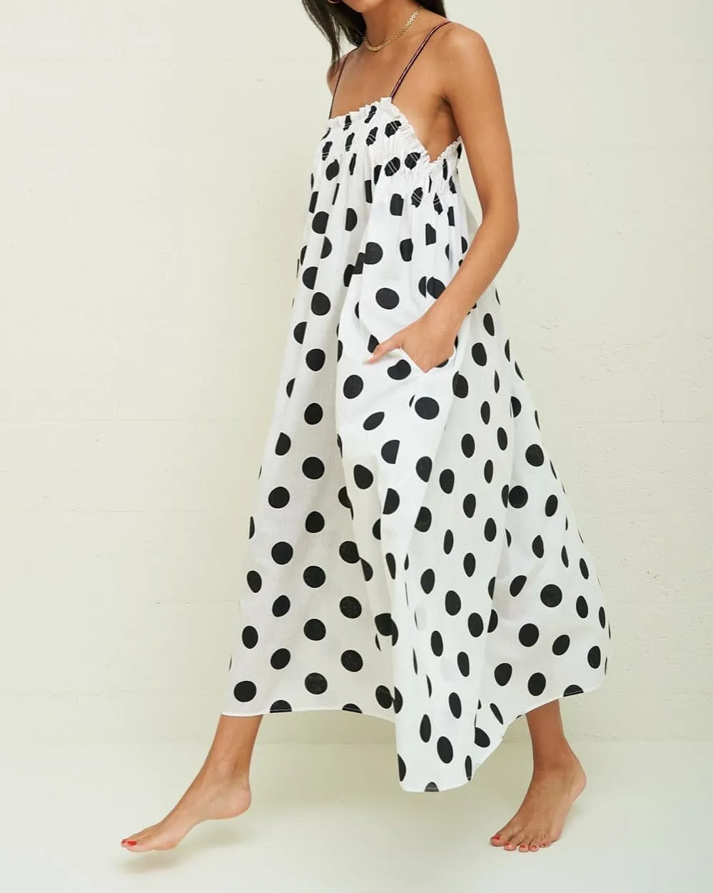 Women Vacation Floral Maxi Dress Boho Tiered Flowy Smocked Long Dresses Summer Backless Sundress