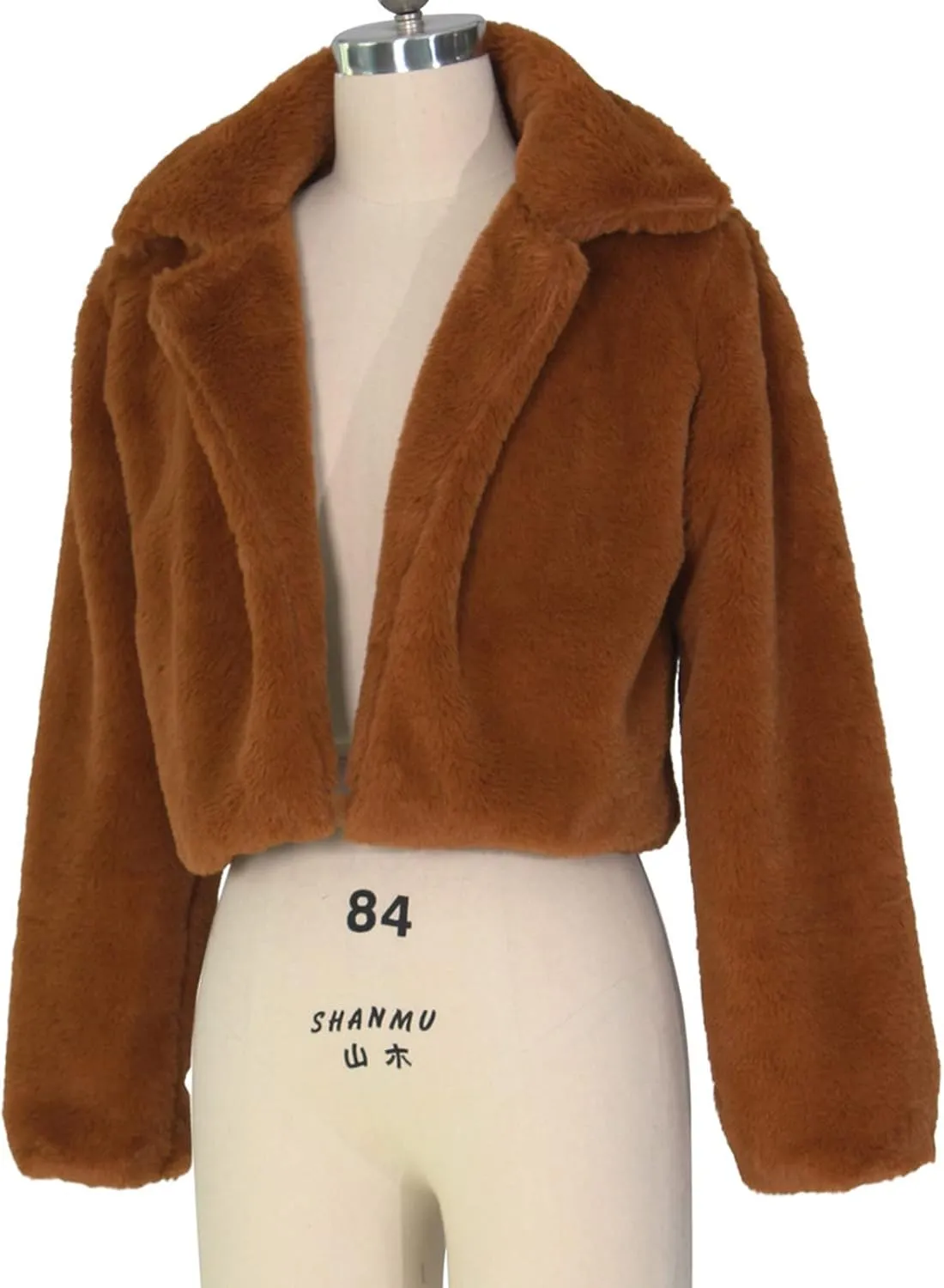 Women's 2023 Winter Coats Coat Pelt Thick Women Fashion Faux Pelt Warm Women's Coat Soft Long Sleeve Open Front Long