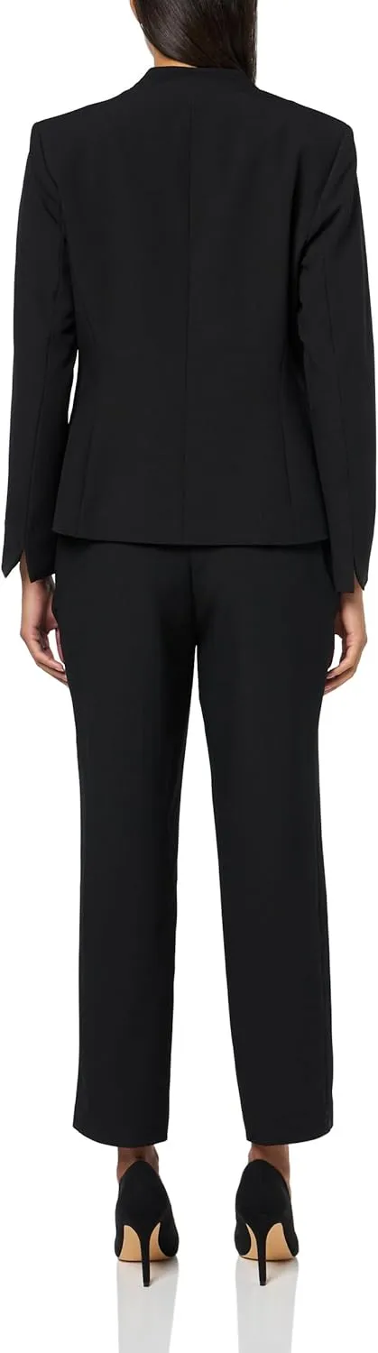 Women's One Button Blazer & Pant, 2pc Set