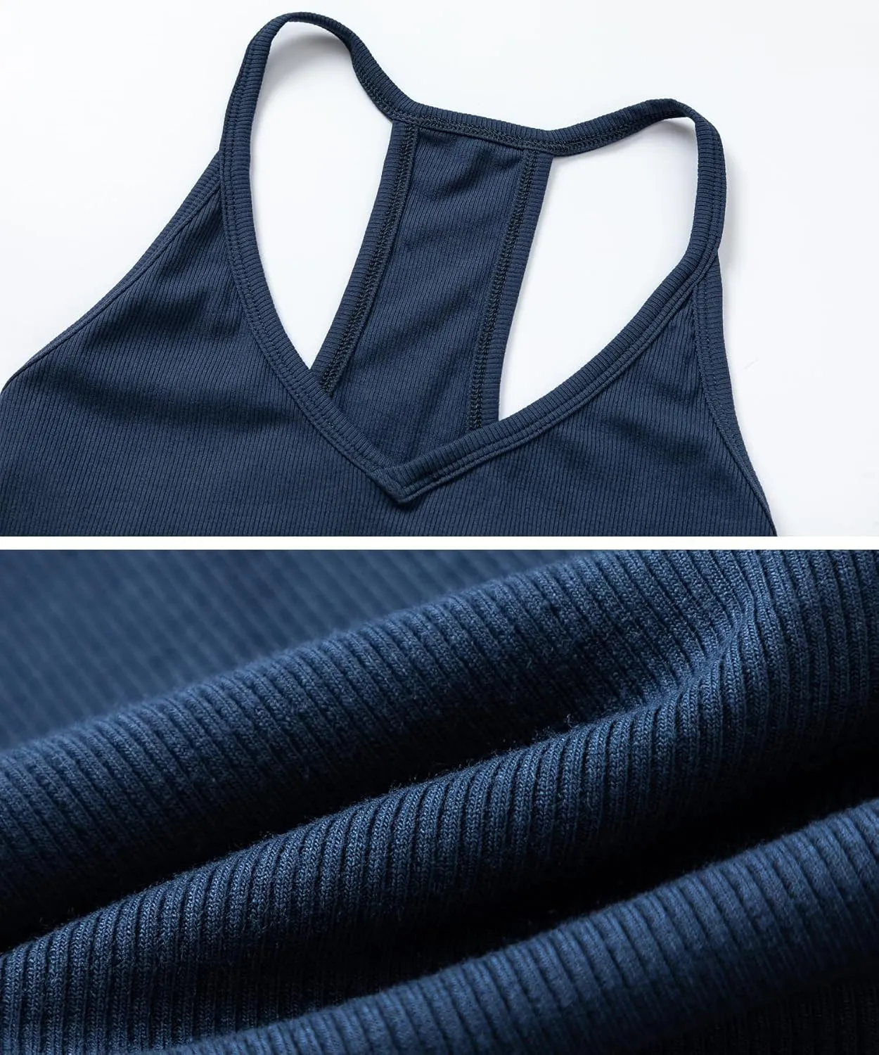 Womens V Neck Racerback Tank Tops Workout Tops for Women Sleeveless Tops
