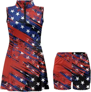 YEXIATODO Womens Golf Dress Tennis Dress with Shorts Athletic Dress for Girls Summer Golf Active Workout Dress xs-2xl